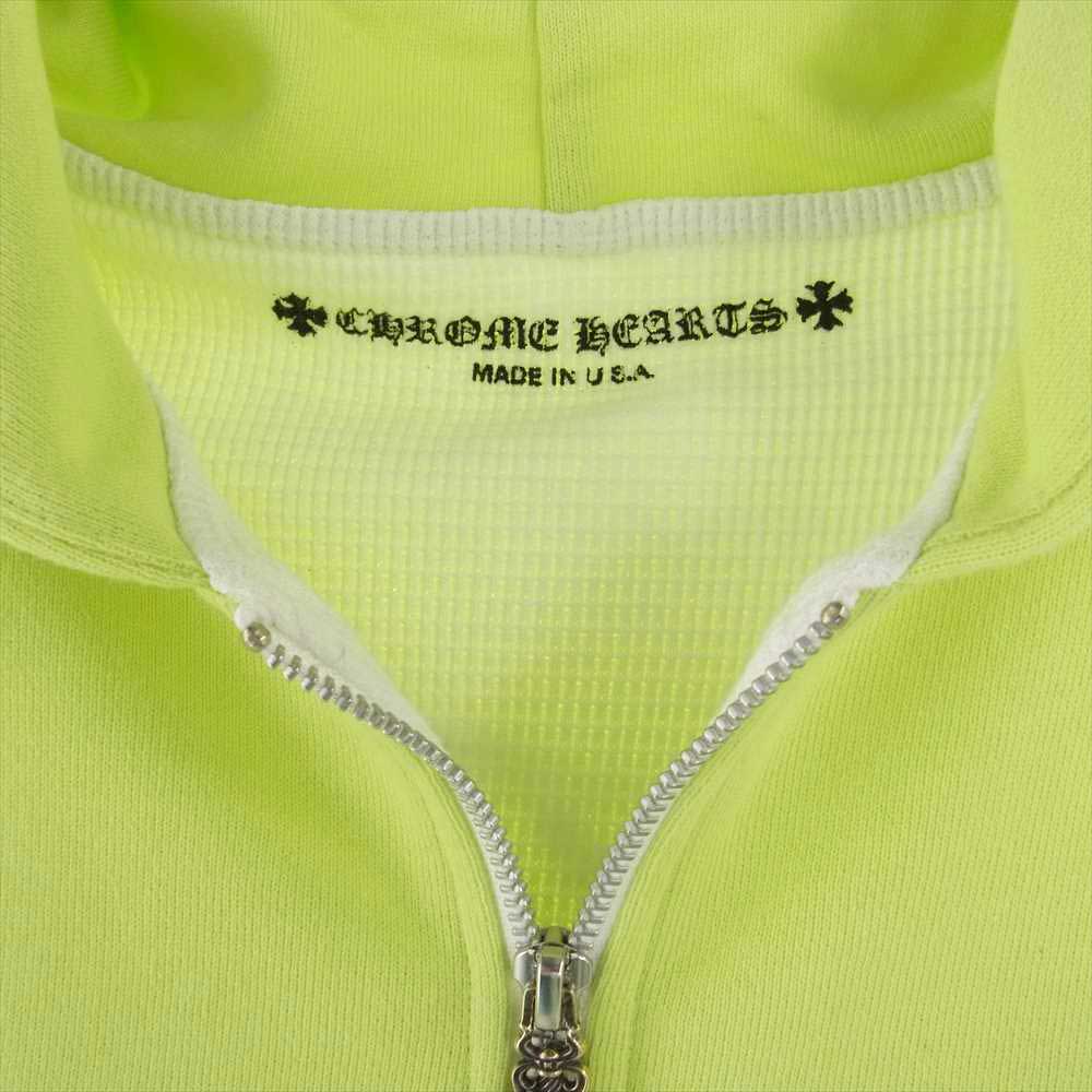 CHROME HEARTS クロムハーツ（原本無） MATTY BOY PPO LINK Zip Up Hoodie マッティボーイ リンク ジップアップ チェーンゲーム フーディー パーカー ライトグリーン系 ライムグリーン系 M【中古】
