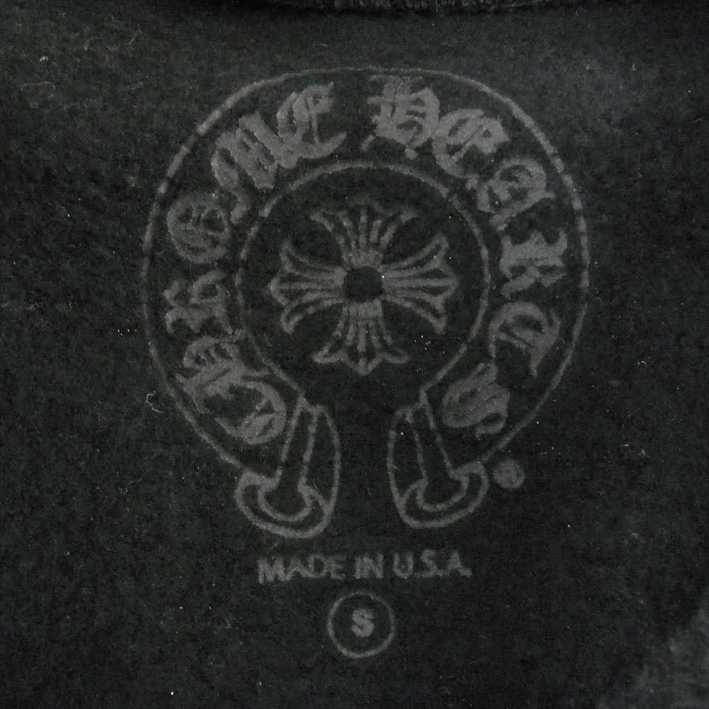 CHROME HEARTS クロムハーツ（原本無） Dagger EyeChart ZIP Hoodie ダガー アイチャート ジップ フーディー パーカー ブラック系 S【中古】