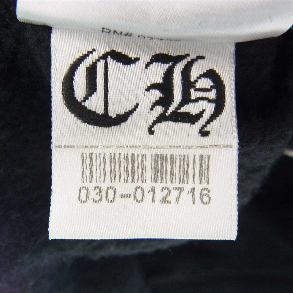CHROME HEARTS クロムハーツ（原本無） Dagger EyeChart ZIP Hoodie ダガー アイチャート ジップ フーディー パーカー ブラック系 S【中古】