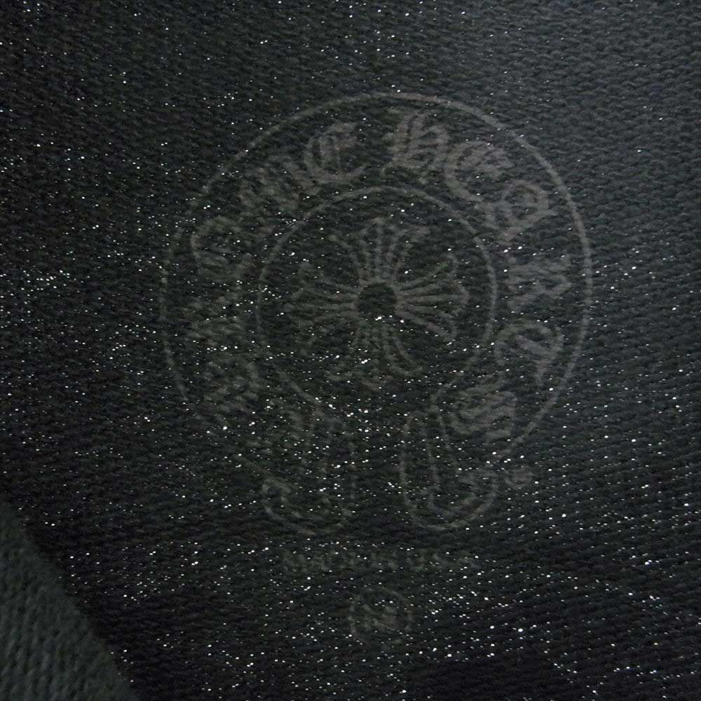 CHROME HEARTS クロムハーツ（原本無） SWTSHRT HD ZIP ホース シュー バック プリント ダガー ジップアップ パーカー ブラック系 M【中古】