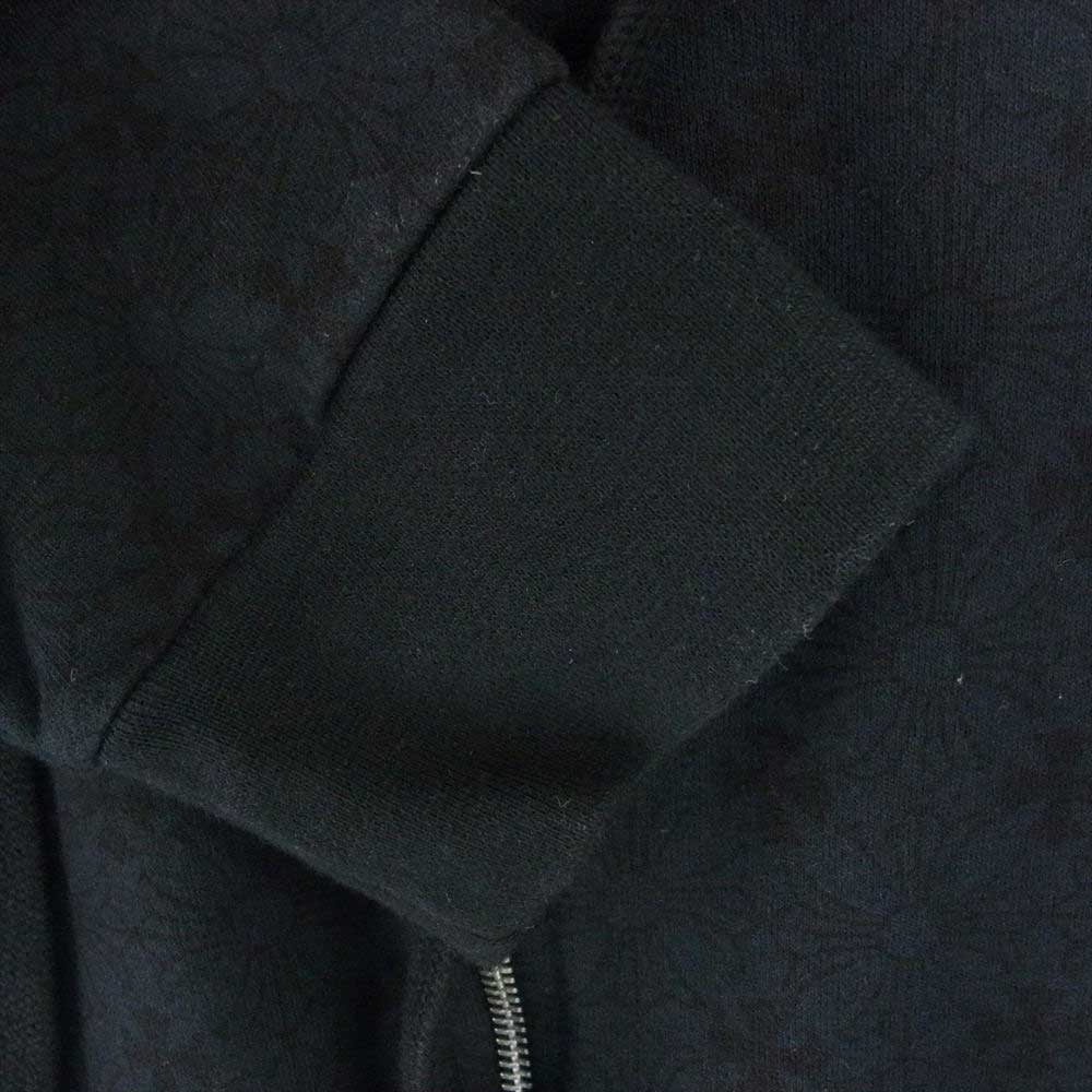 CHROME HEARTS クロムハーツ（原本無） SWTSHRT HD ZIP ホース シュー バック プリント ダガー ジップアップ パーカー ブラック系 M【中古】