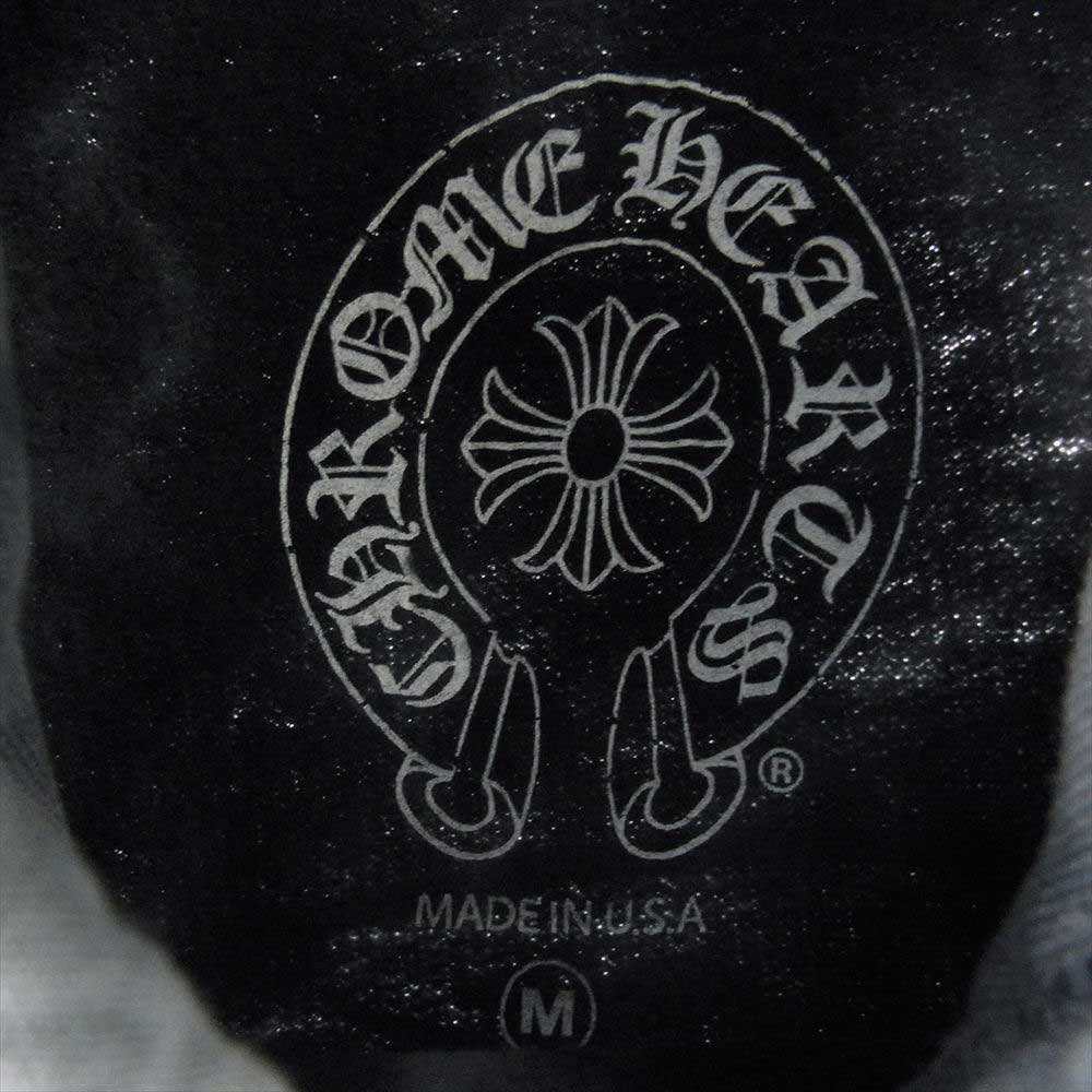 CHROME HEARTS クロムハーツ（原本無） Horseshoe Hoodie Black Tie Dye  ホースシュー フーディ  タイダイ プルオーバー パーカー ブラック系 M【中古】