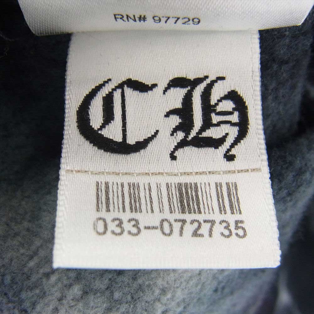CHROME HEARTS クロムハーツ（原本無） Horseshoe Hoodie Black Tie Dye  ホースシュー フーディ  タイダイ プルオーバー パーカー ブラック系 M【中古】