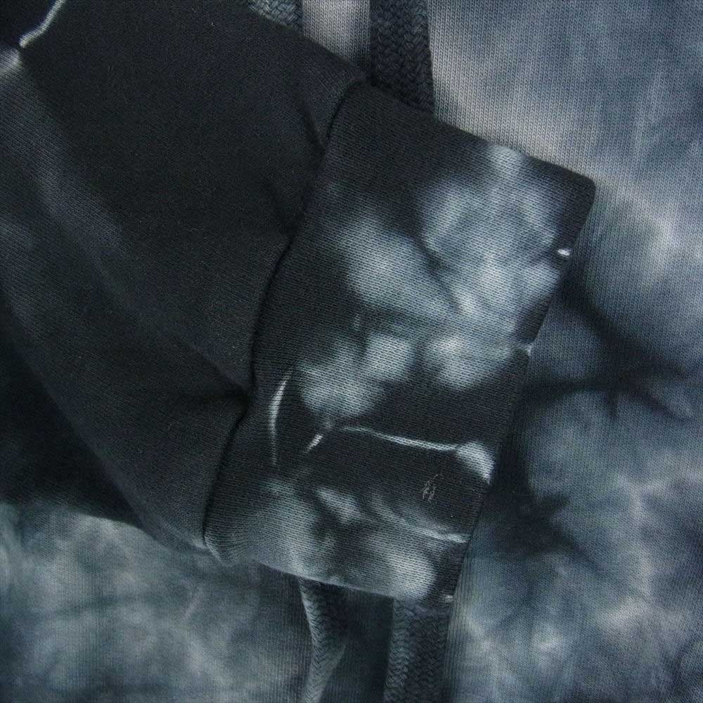 CHROME HEARTS クロムハーツ（原本無） Horseshoe Hoodie Black Tie Dye  ホースシュー フーディ  タイダイ プルオーバー パーカー ブラック系 M【中古】