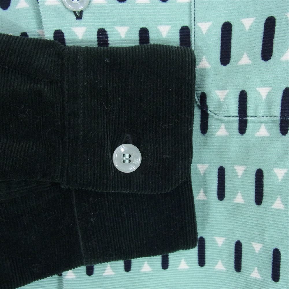 STYLE EYES スタイルアイズ SE29170 Mid 1950s Style Corduroy Sports Shirt ELVIS DOT コーデュロイ スポーツ シャツ ドット柄 ライトグリーン系 L【中古】