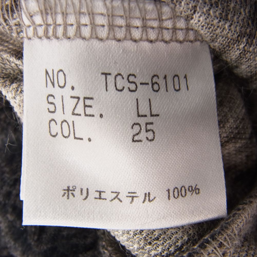 TORNADO MART トルネードマート TCS-6101 ファー エンボス 斜め Wジップ フェイクファー パーカー ブラック系 XL【中古】