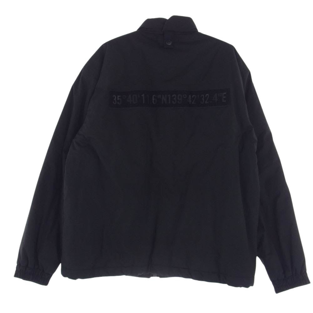 WTAPS ダブルタップス 19AW 192WVDT-JKM04 MC JACKET COPO TAFFETA タフタ ロゴ 中綿 ミリタリー ジャケット ブルゾン ブラック系 X02【中古】