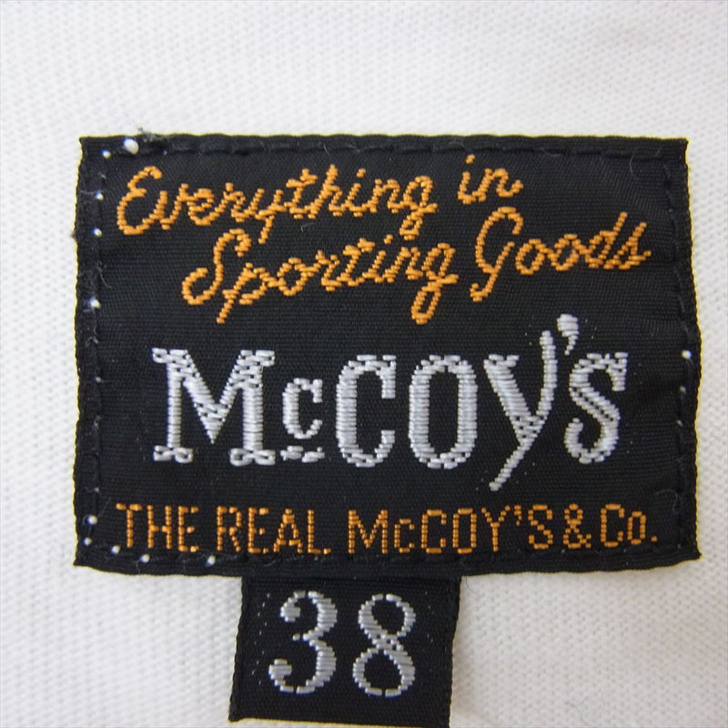 The REAL McCOY'S ザリアルマッコイズ CAMP SHELBY プリント Tシャツ ホワイト系 M 38【中古】