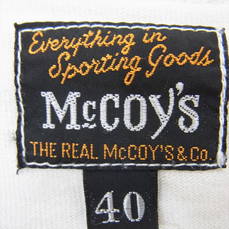 The REAL McCOY'S ザリアルマッコイズ U.S.A.F プリント Tシャツ ホワイト系 L 40【中古】