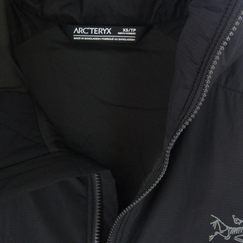 ARC'TERYX アークテリクス 24108 Atom LT Hoody アトム LT フーディパーカ 中綿 ジャケット ブラック系 XS【中古】