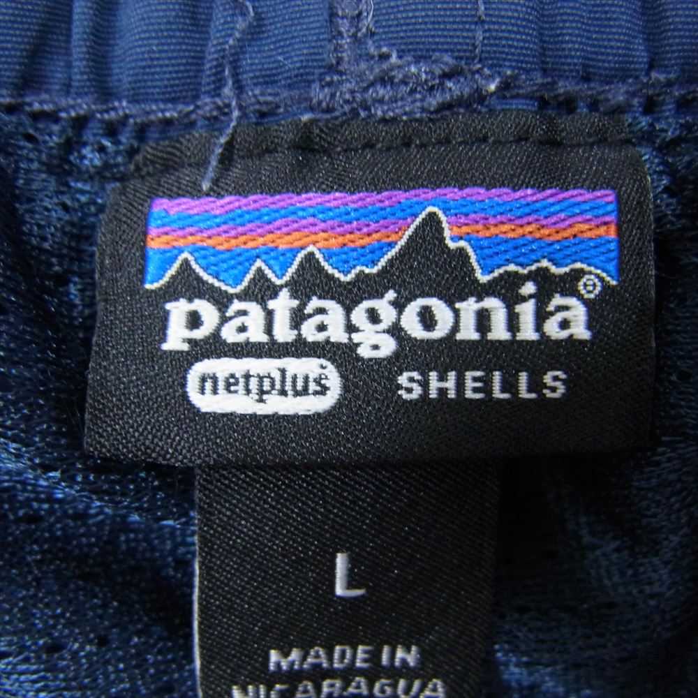 patagonia パタゴニア 22SS 57022SP22 BAGGIES SHORTS バギーズショーツ 5インチ ハーフパンツ TIDB  ネイビー系 L【中古】