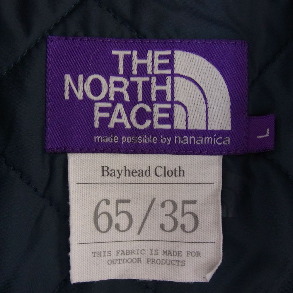 THE NORTH FACE ノースフェイス NY2072N PURPLE LABEL パープルレーベル BEAMS別注 65/35 insulation mountain field jacket インサレーション マウンテン フィールド ジャケット ダークネイビー系 L【中古】