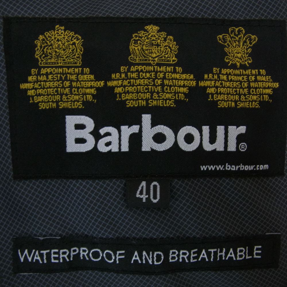 Barbour バブアー MWB0832NY71 × BEAMS PLUS ビームスプラス 別注 BEDALE New Barbour Tech Classic Fit 3ワラント ビデイル ジャケット ネイビー系 40【中古】