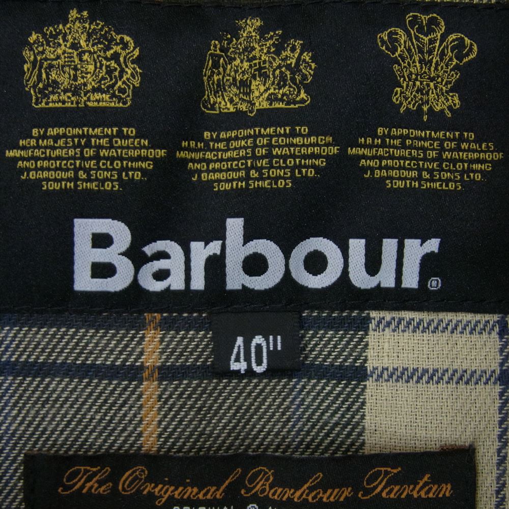 Barbour バブアー MCA0458SG51 BEDALE JACLET 3ワラント ノンオイル ビデイル ジャケット カーキグリーン系 40【中古】
