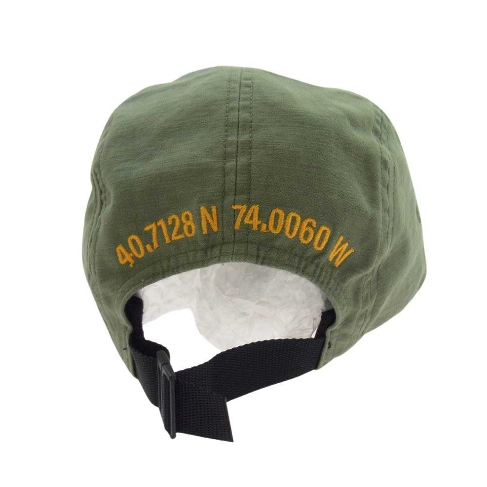 Supreme シュプリーム 20AW Military Camp Cap ミリタリー キャンプ キャップ 帽子 ライトグリーン系【中古】