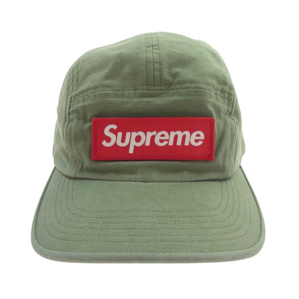Supreme シュプリーム 20AW Military Camp Cap ミリタリー キャンプ キャップ 帽子 ライトグリーン系【中古】