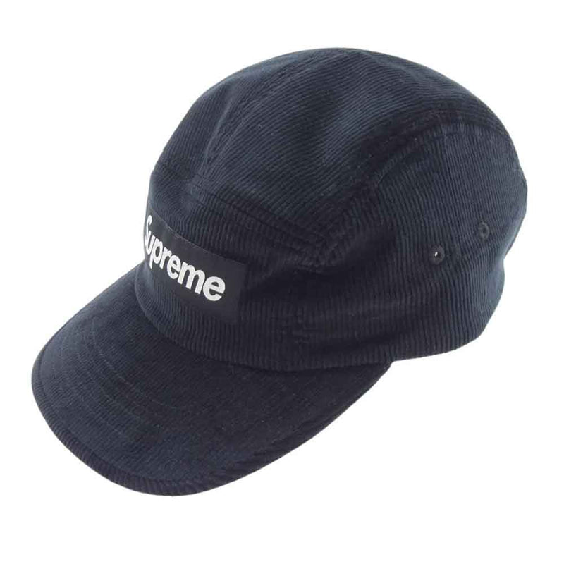 Supreme シュプリーム 18SS Corduroy Camp Cap CAPOLAVORO コーデュロイキャンプキャップ 帽子 ブラック系【中古】