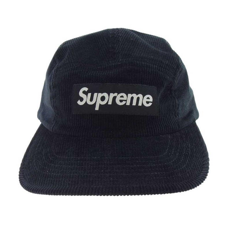 Supreme シュプリーム 18SS Corduroy Camp Cap CAPOLAVORO コーデュロイキャンプキャップ 帽子 ブラック系【中古】