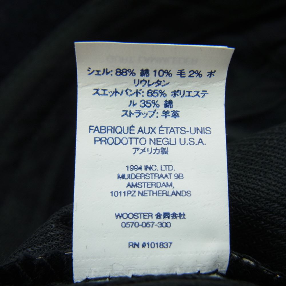 Supreme シュプリーム 18SS Corduroy Camp Cap CAPOLAVORO コーデュロイキャンプキャップ 帽子 ブラック系【中古】