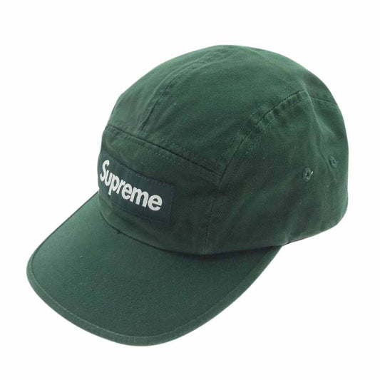 Supreme シュプリーム 23aw washed chino twill camp cap ウォッシュド チノ ツイル キャンプ キャップ パイン グリーン グリーン系【中古】