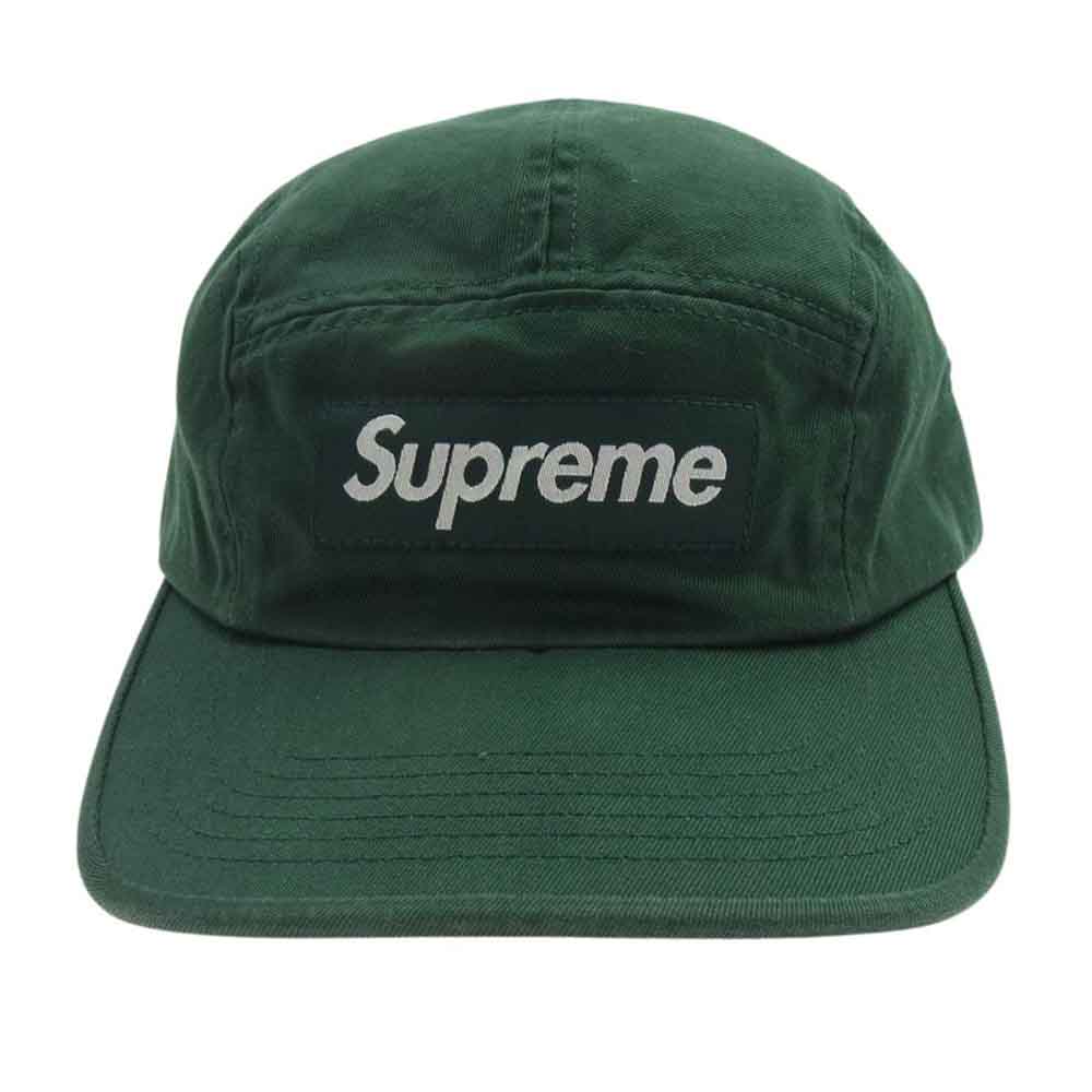Supreme シュプリーム 23aw washed chino twill camp cap ウォッシュド チノ ツイル キャンプ キャップ パイン グリーン グリーン系【中古】
