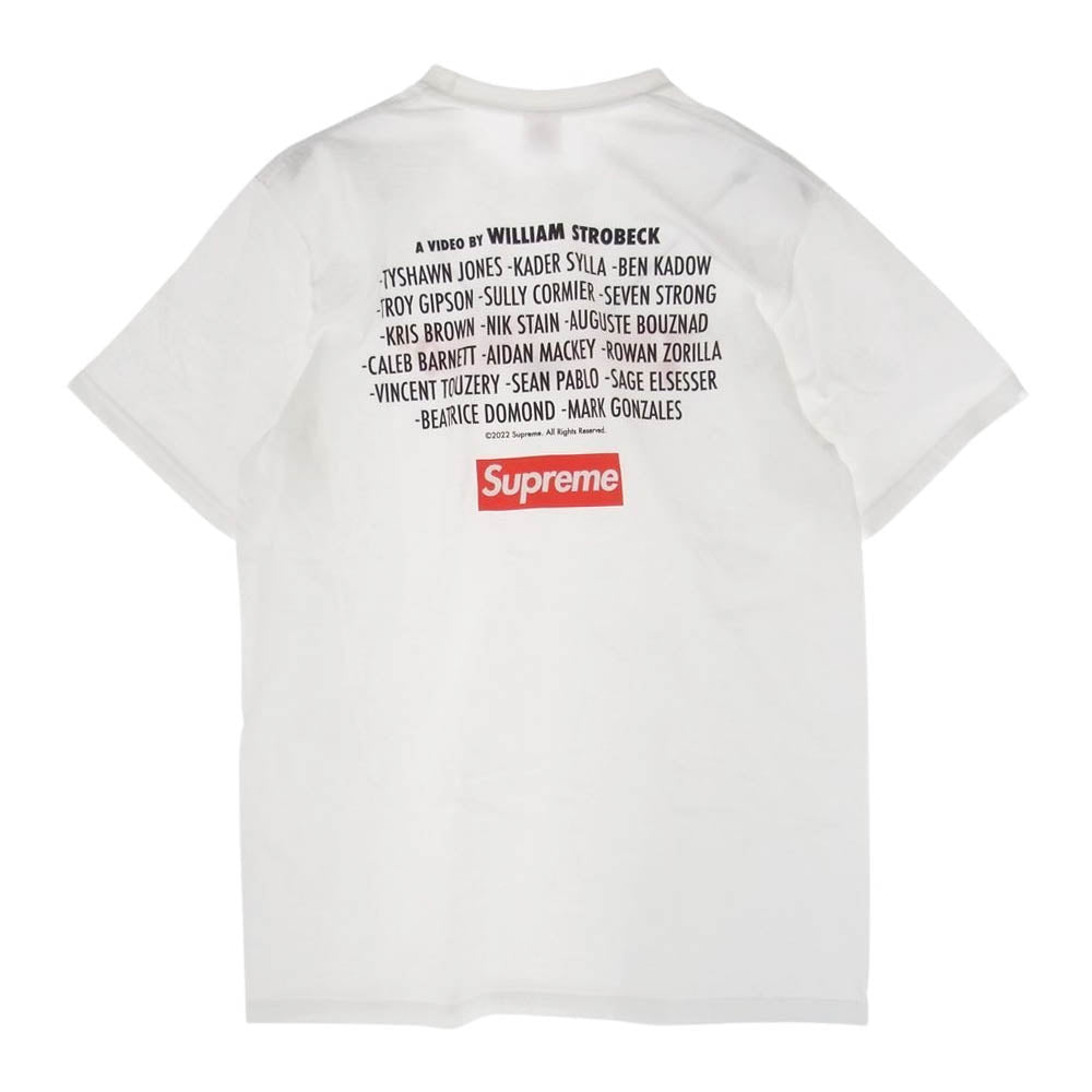Supreme シュプリーム 22AW Play Dead Tee プレイ デッド 半袖 Tシャツ ホワイト系 L【中古】