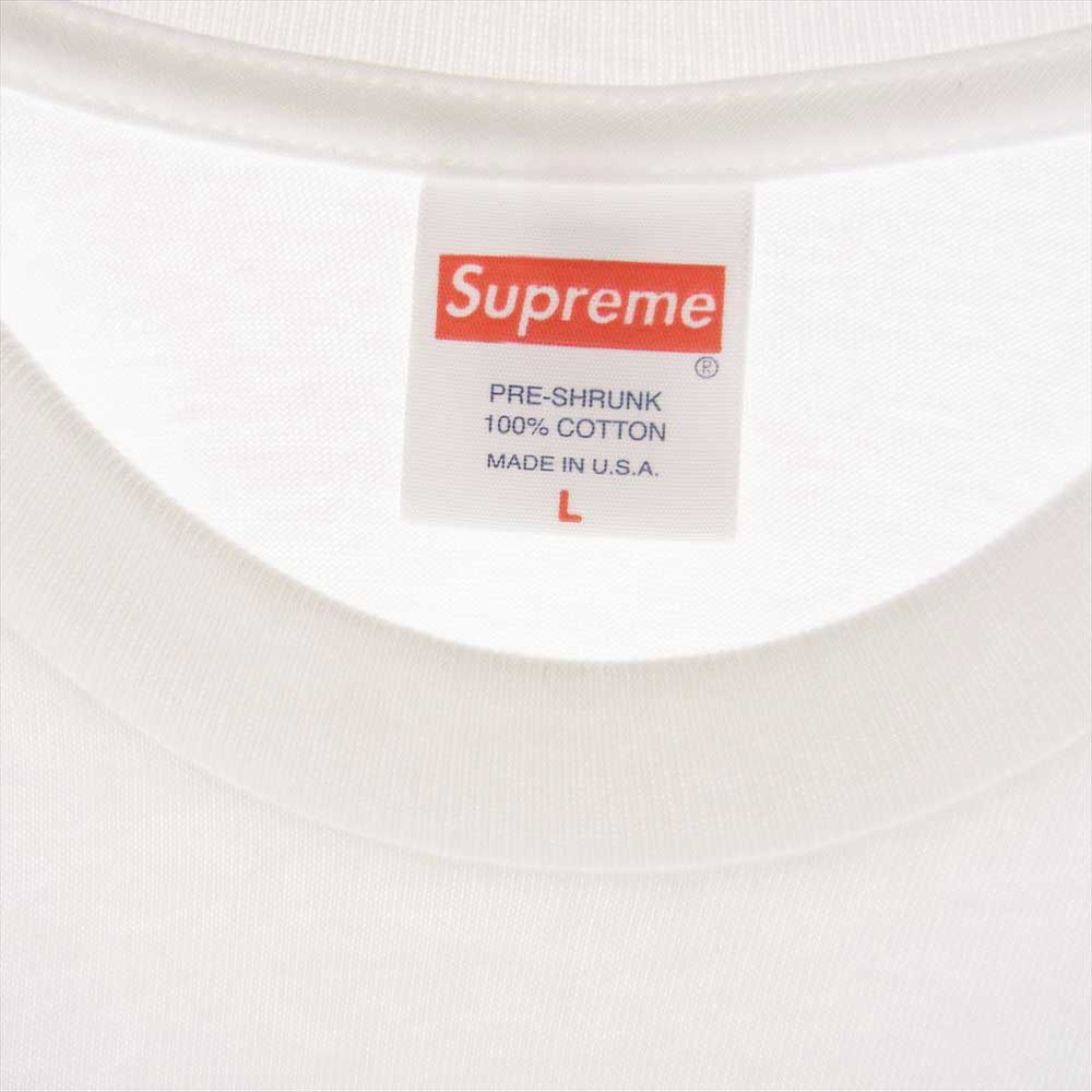 Supreme シュプリーム 22AW Play Dead Tee プレイ デッド 半袖 Tシャツ ホワイト系 L【中古】