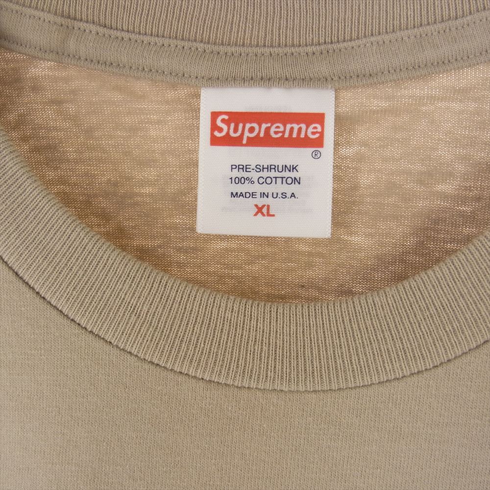 Supreme シュプリーム 22AW Andre 3000 Tee Outkast アンドレ アウトキャスト  半袖 Tシャツ ベージュ系 公式：Stone(ストーン) XL【中古】