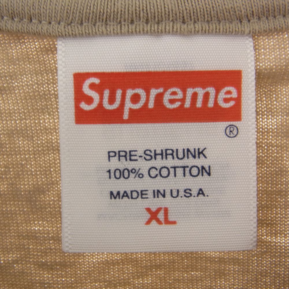 Supreme シュプリーム 22AW Andre 3000 Tee Outkast アンドレ アウトキャスト  半袖 Tシャツ ベージュ系 公式：Stone(ストーン) XL【中古】