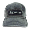 Supreme シュプリーム 22aw Denim Camp cap Washed Black デニム キャンプ キャップ  ウォッシュド ブラック グレー系【中古】