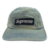 Supreme シュプリーム 24SS washed chino twill camp cap Dirty indigo ウォッシュド チノ ツイル キャンプ キャップ ダーティ インディゴ ライトブルー系【中古】