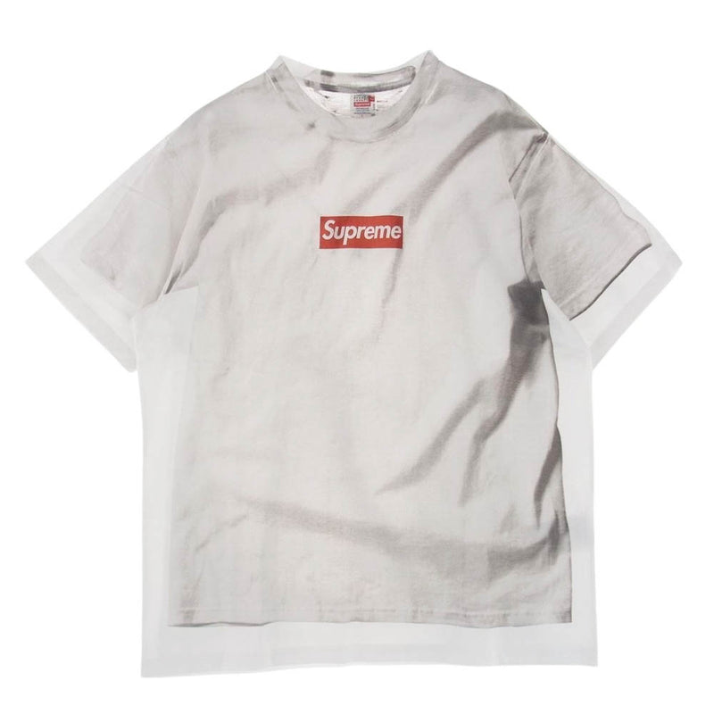 Supreme シュプリーム 24SS MM6 Maison Margiela Box Logo Tee  エムシックス メゾンマルジェラ ボックス ロゴ 半袖 Ｔシャツ ホワイト系 L【中古】