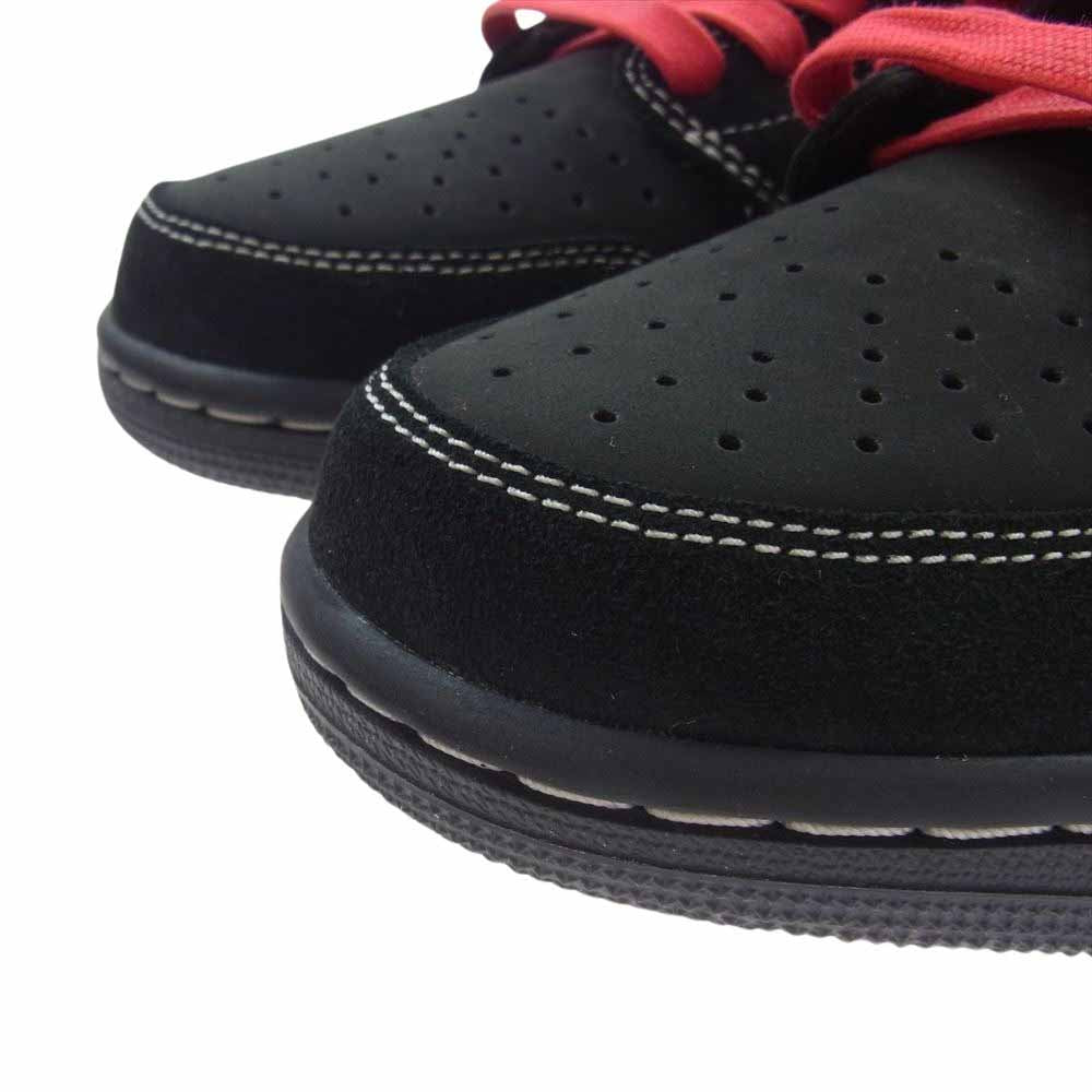 NIKE ナイキ DM7866-001 TRAVIS SCOTT トラヴィス・スコット Air Jordan 1 Low OG SP Black Phantom エアジョーダン1 ロー ブラック ファントム ブラック系 27cm【極上美品】【中古】