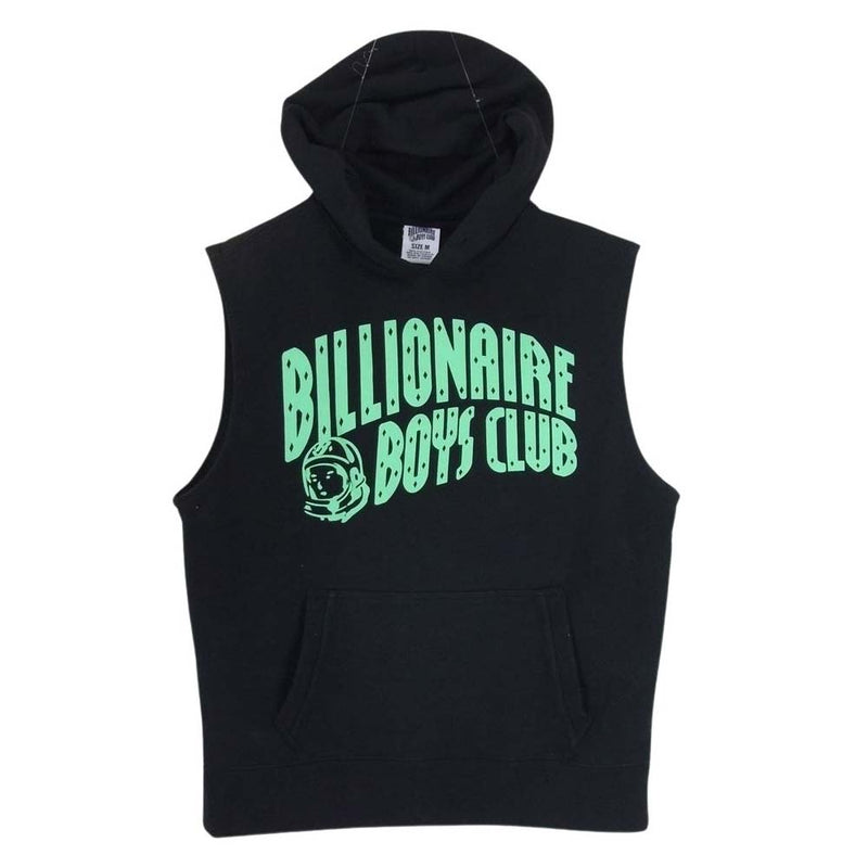 Billionaire Boys Club ビリオネアボーイズクラブ ロゴ ノースリーブ パーカ ベスト ブラック系 M【中古】