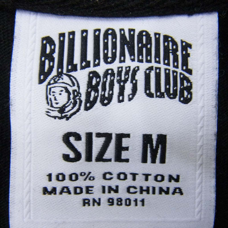 Billionaire Boys Club ビリオネアボーイズクラブ COSMIC L/S T-SHIRT コズミック プリント 長袖 Tシャツ ブラック系 M【中古】