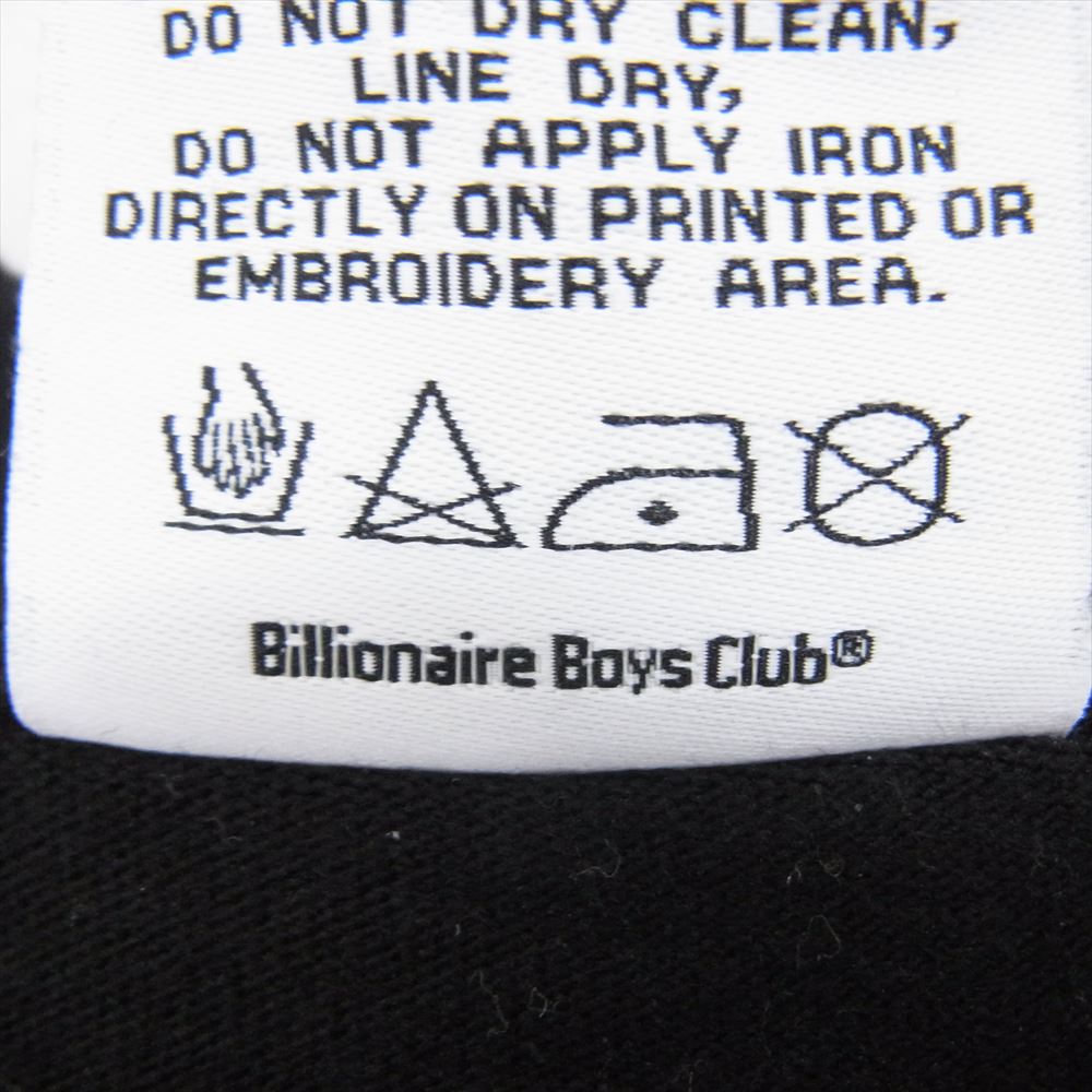 Billionaire Boys Club ビリオネアボーイズクラブ COSMIC L/S T-SHIRT コズミック プリント 長袖 Tシャツ ブラック系 M【中古】