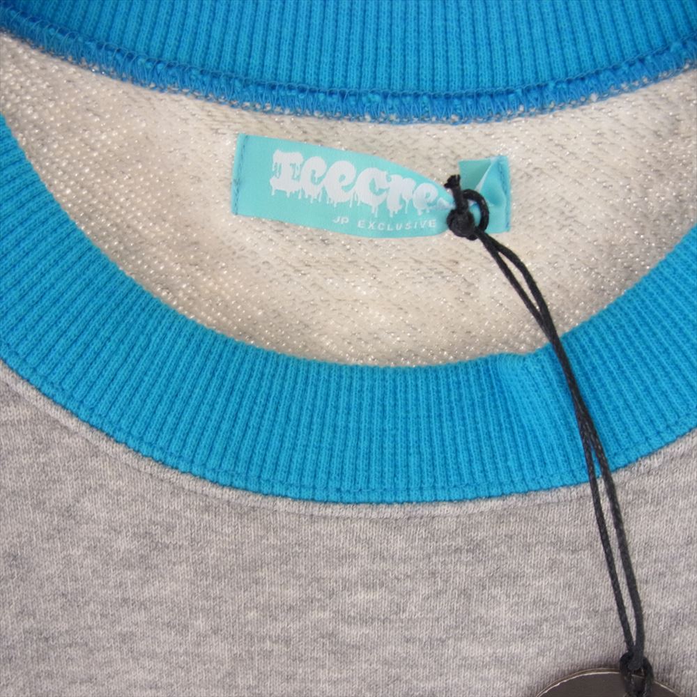 ICE CREAM アイスクリーム COTTON SWEAT VEST コットン スウェット ベスト グレー系 M【美品】【中古】