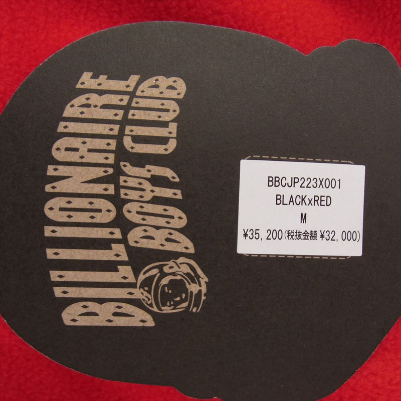 Billionaire Boys Club ビリオネアボーイズクラブ BBCJP223X001 FLEECE BLOUSON フリース ブルゾン ジャケット レッド系 イエロー系 ブラック系 M【極上美品】【中古】