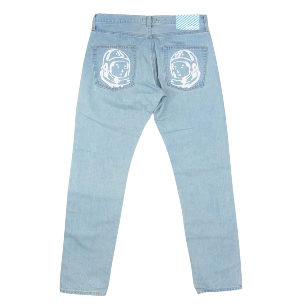 ICE CREAM アイスクリーム ICJP223P001 BBC WASHED DENIM PANTS ペイント ウォッシュド デニム パンツ インディゴブルー系 S【中古】