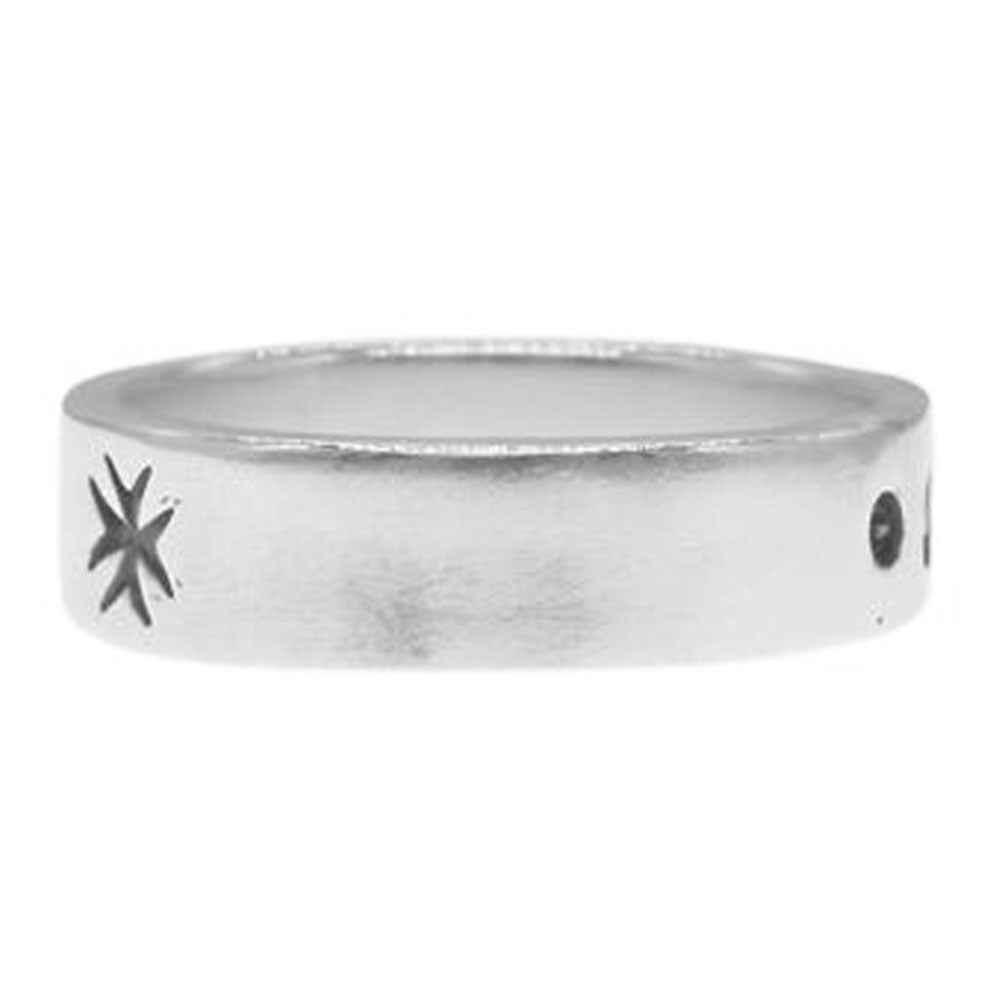 GABOR ガボール Flat Bar Ring フラット バー リング シルバー系【中古】