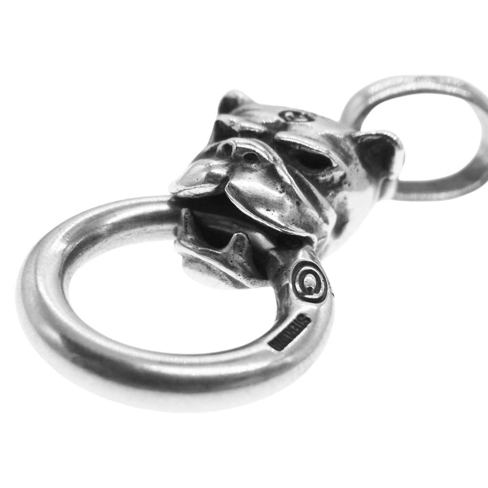 GABOR ガボール ギャランティ付属 Hali Bulldog Pendant ハーフ ブルドッグ ペンダント トップ シルバー系【中古】