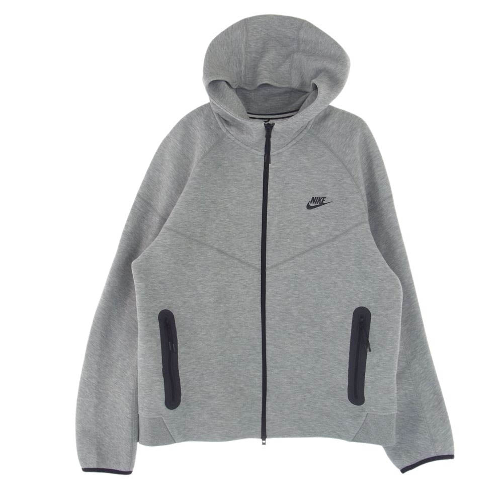 NIKE ナイキ FB7922-063 TECH FLEECE WINDRUNNER テックフリース ウィンドランナー ジップ パーカー グレー系 XXL【中古】