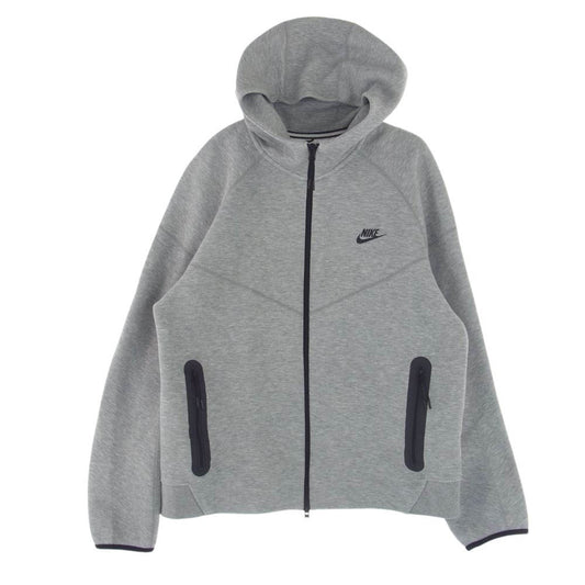 NIKE ナイキ FB7922-063 TECH FLEECE WINDRUNNER テックフリース ウィンドランナー ジップ パーカー グレー系 XXL【中古】