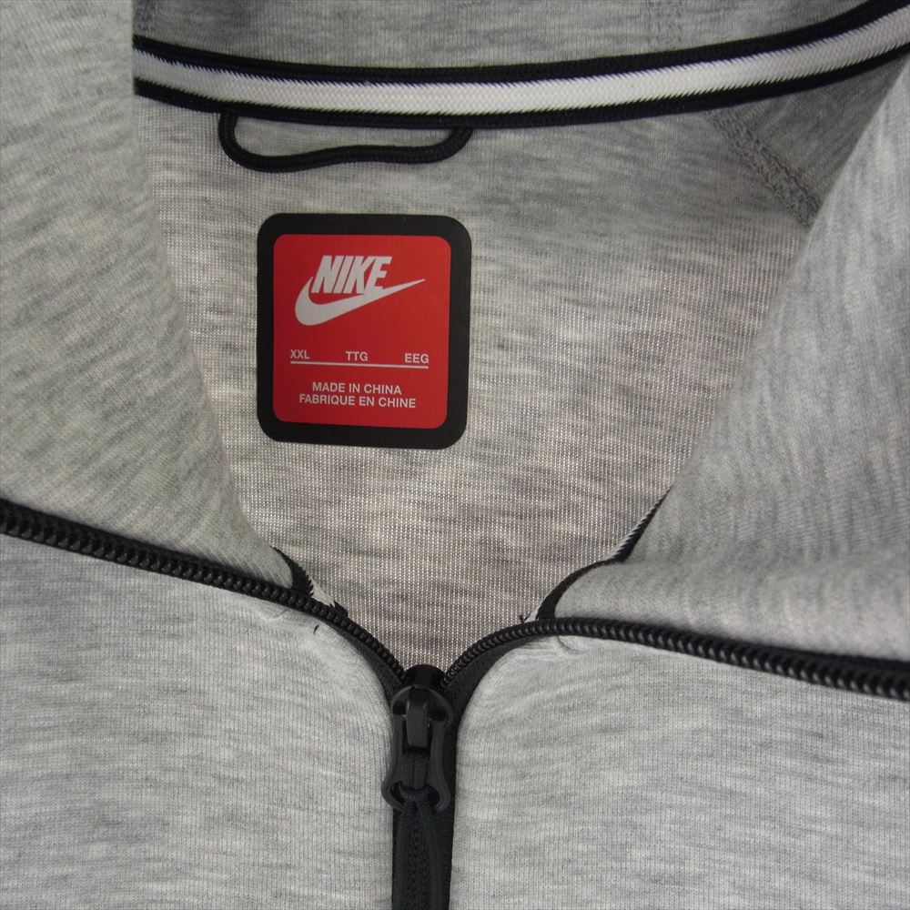 NIKE ナイキ FB7922-063 TECH FLEECE WINDRUNNER テックフリース ウィンドランナー ジップ パーカー グレー系 XXL【中古】