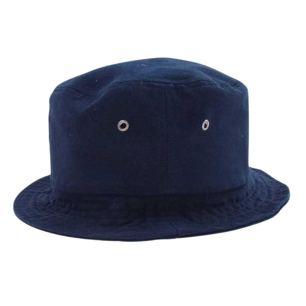 KENZO ケンゾー 22AW FC65AC404F33 Boke Flower Crest BUCKET HAT ロゴ刺繍 ボケフラワー クレスト バケット ハット 帽子 ネイビー系 L【中古】