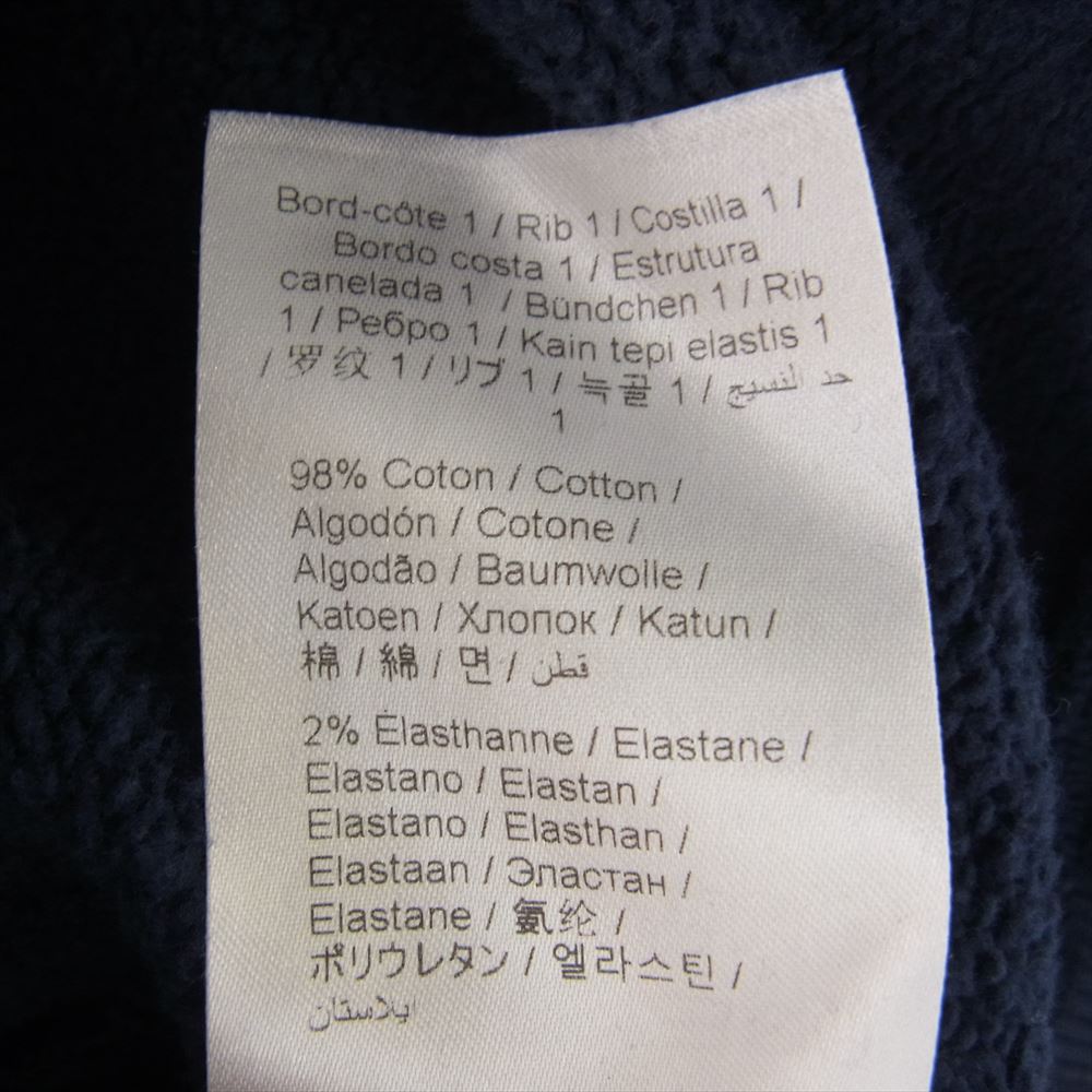 KENZO ケンゾー 22AW SEASONAL GRAPHIC HOODIE 1970 ロゴ プリント グラフィック フーディー パーカー ネイビー系 USXL【中古】