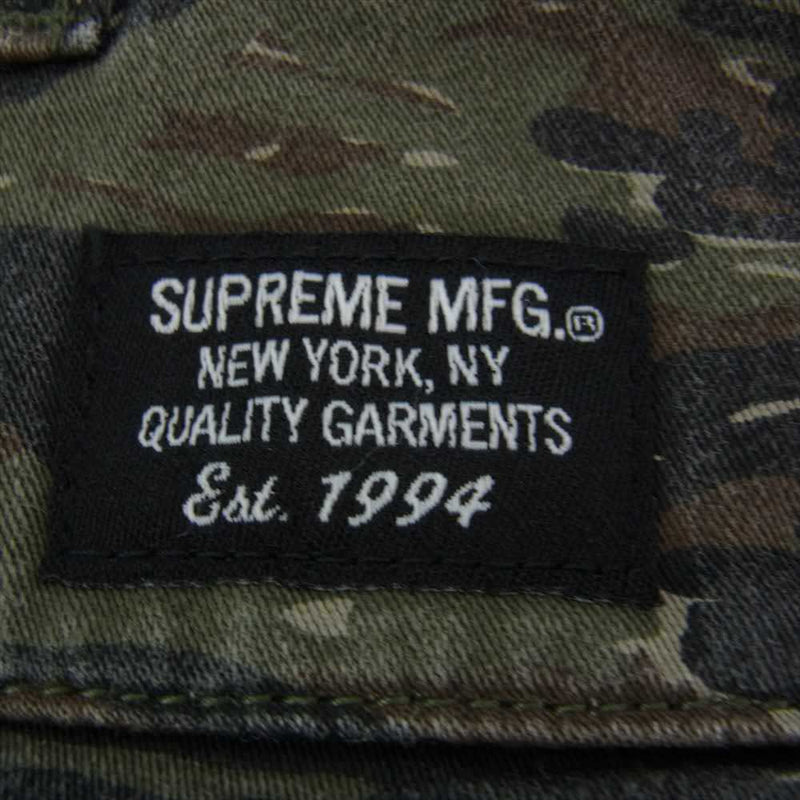 Supreme シュプリーム 24SS CARGO PANT Olive Tiger Camo カーゴ パンツ オリーブ タイガー カモ 迷彩 オリーブグリーン系 36【中古】