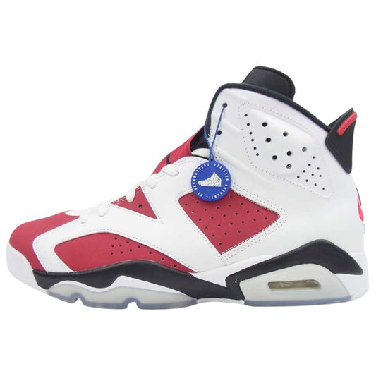NIKE AIR JORDAN ナイキ ジョーダン CT8529-106 Air Jordan 6 Carmine AJ6 エアジョーダン カーマイン スニーカー ホワイト系 レッド系 28cm【新古品】【未使用】【中古】
