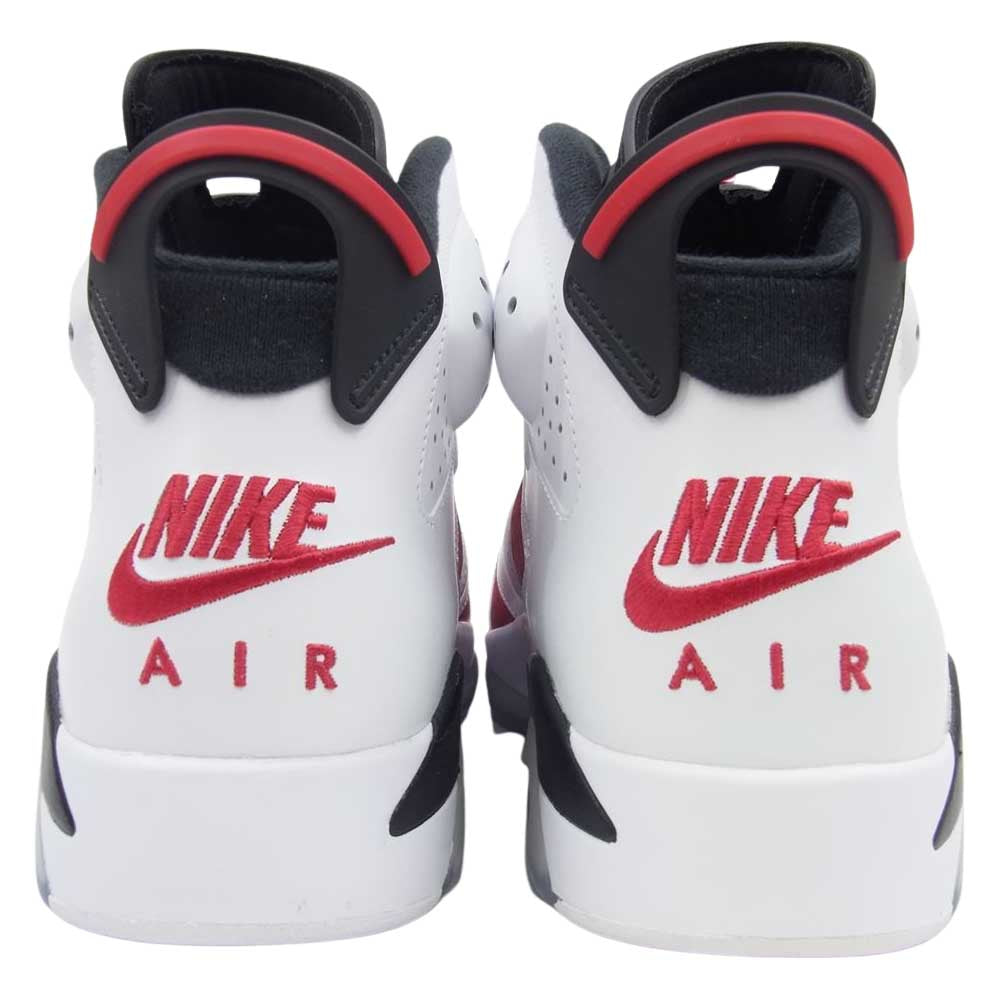 NIKE AIR JORDAN ナイキ ジョーダン CT8529-106 Air Jordan 6 Carmine AJ6 エアジョーダン カーマイン スニーカー ホワイト系 レッド系 28cm【新古品】【未使用】【中古】