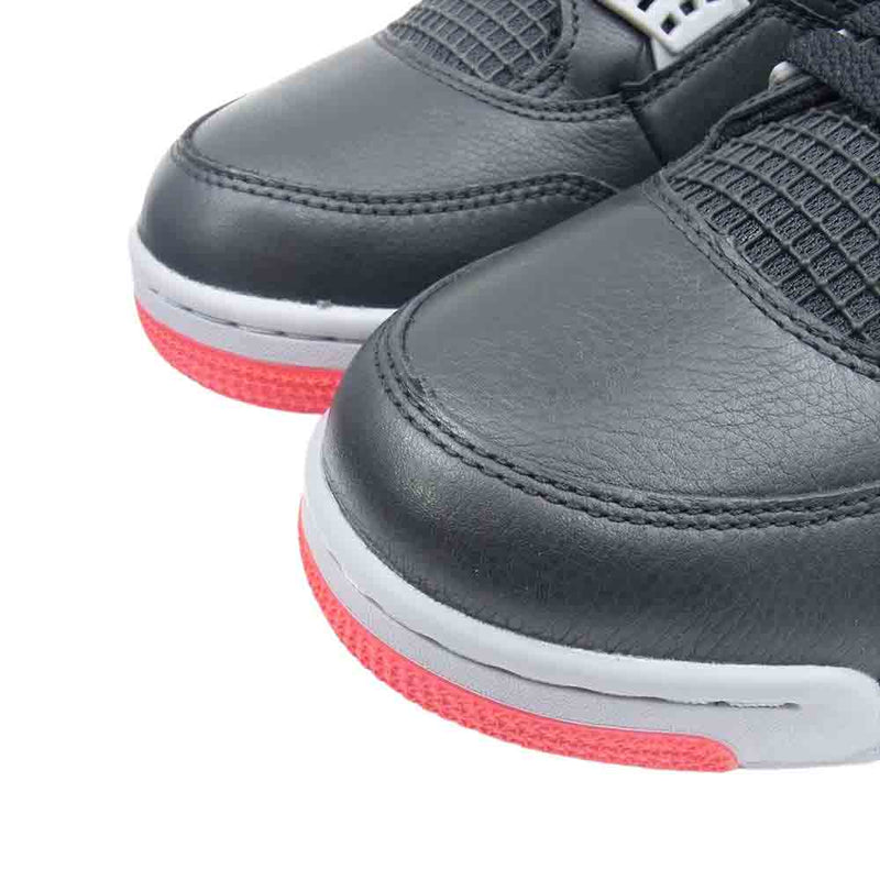 NIKE AIR JORDAN ナイキ ジョーダン FV5029-006 Air Jordan 4 Retro Bred Reimagined AJ4 エアジョーダン レトロ ブレッド リイマジンド スニーカー ブラック系 28.5cm【新古品】【未使用】【中古】